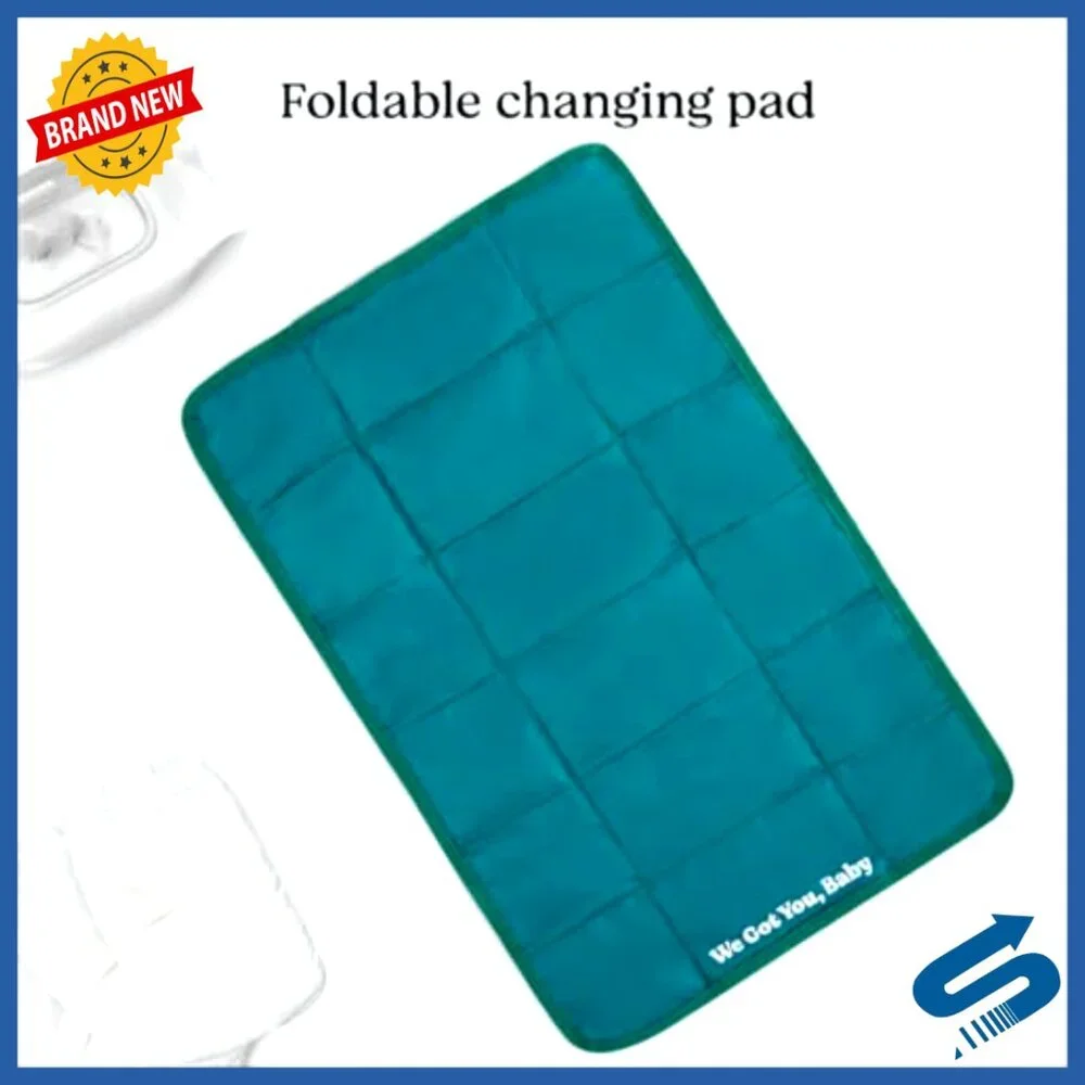 Diaper Waistpack Crossbody Bag with Changing Pad, Water-Resistant Nylon